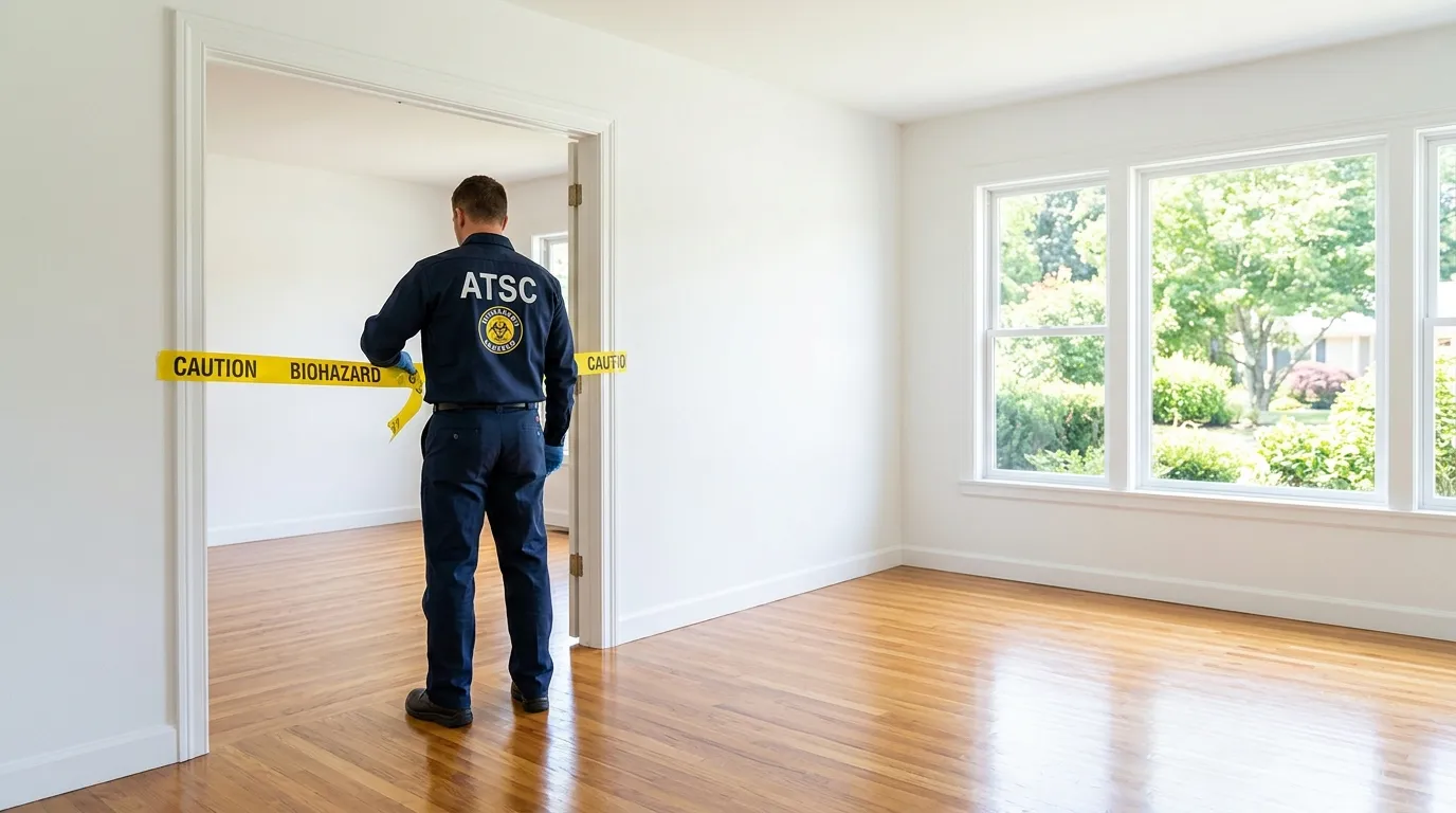 Certified biohazard cleanup crew performing Crime Scene Cleanup in Colleyville