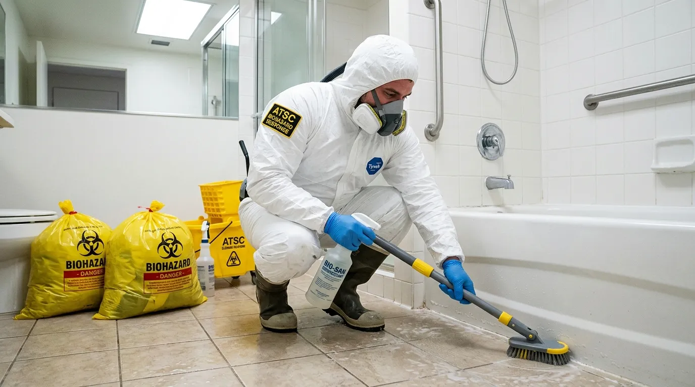 Decontamination equipment deployed for Blood Cleanup in Colleyville